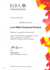 RIBA Chartered Practise Certification